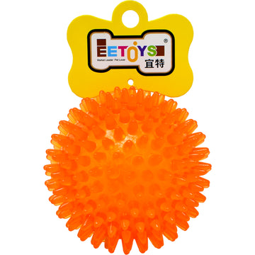 EE Toys Durable TPR Rubber Hard Spiked Rubber Ball Chew Toy